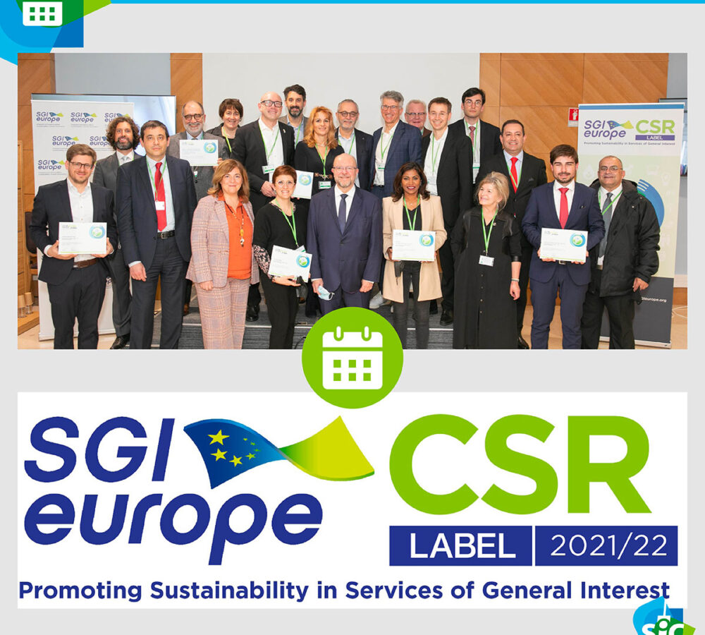 Renouvellement label « SGI Europe CSR »